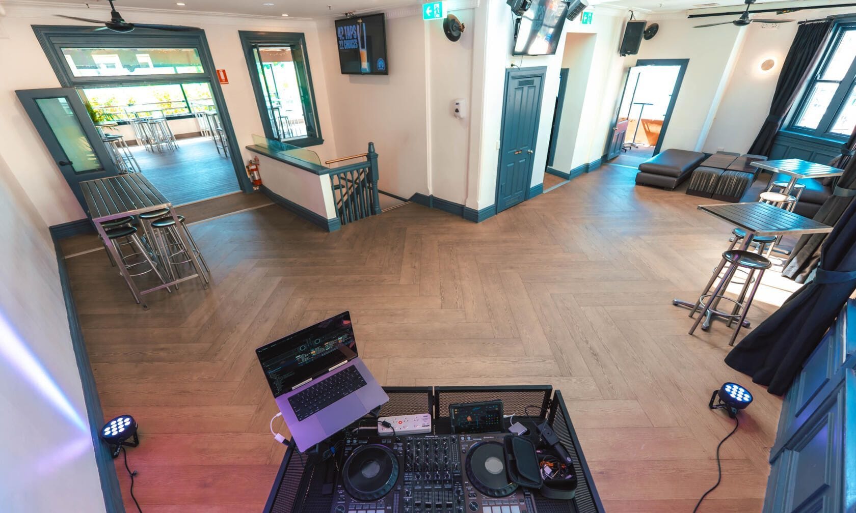 Rooftop Terrace at Pyrmont Bridge Hotel - party venue hire