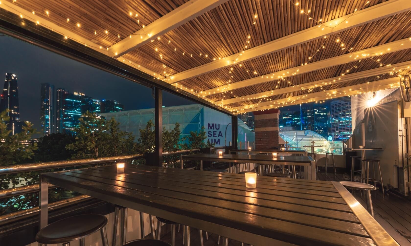 Rooftop Terrace at Pyrmont Bridge Hotel - party venue hire