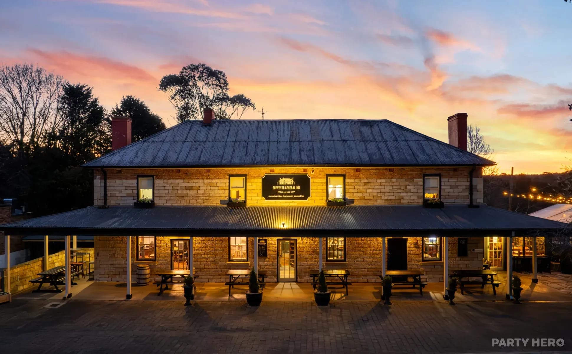The Surveyor General Inn - party venue in the Southern Highlands