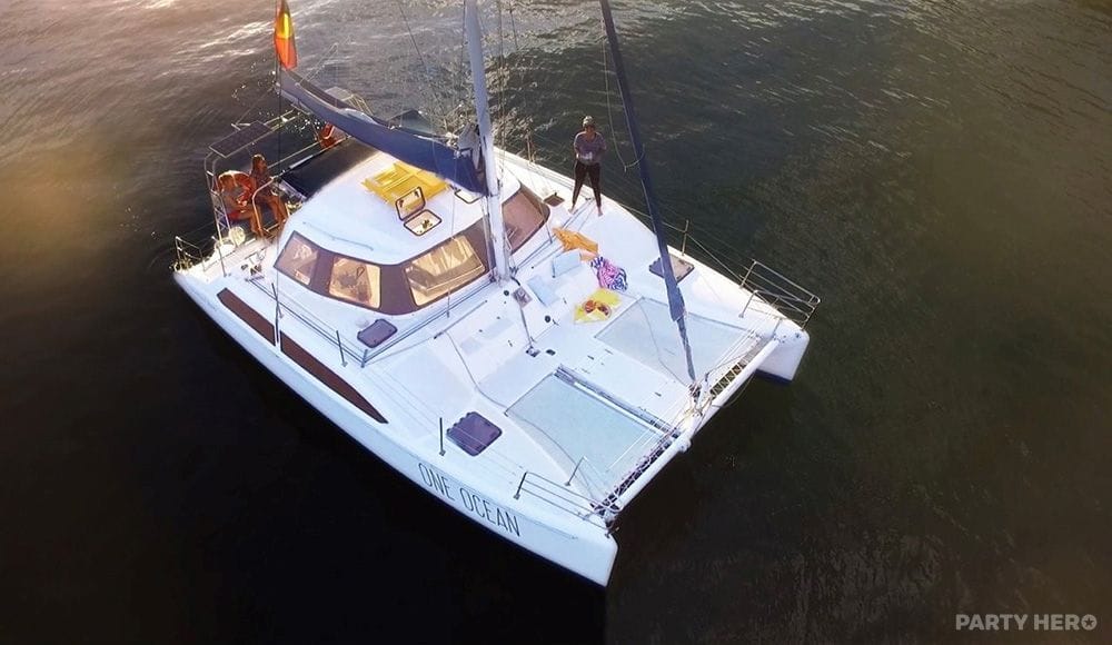 One Ocean catamaran hire on Sydney Harbour