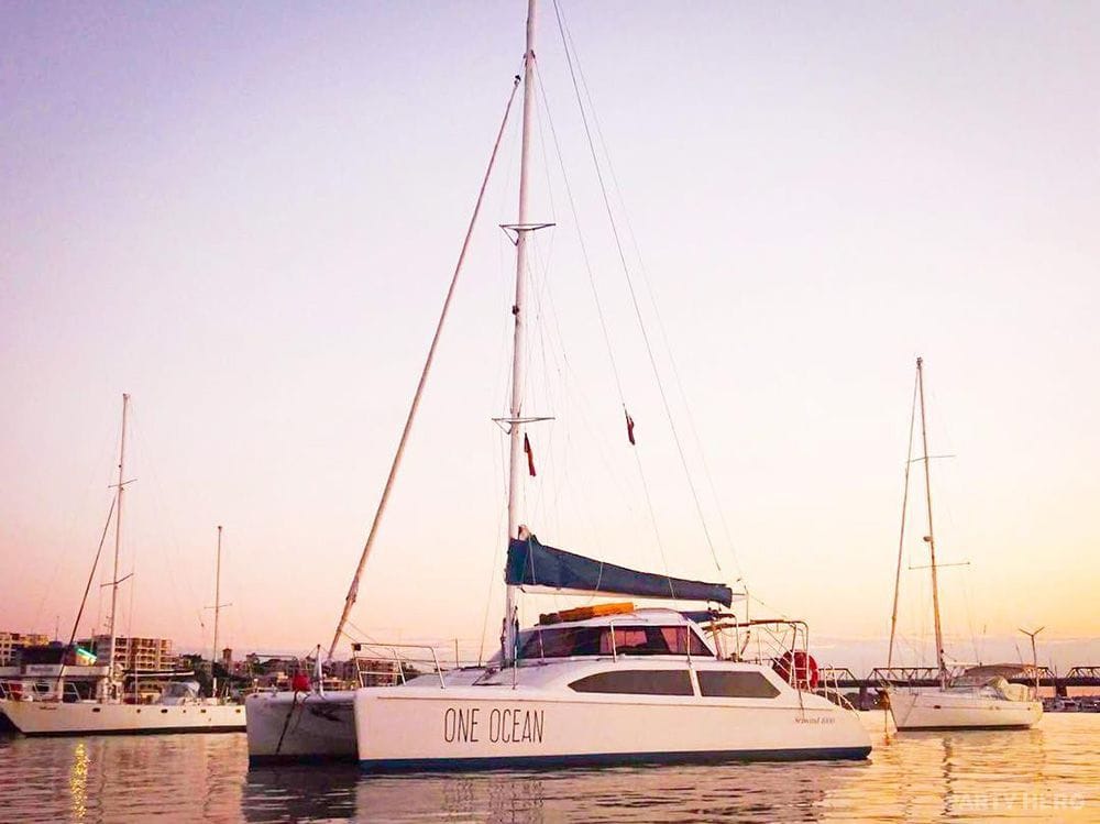 One Ocean catamaran hire on Sydney Harbour