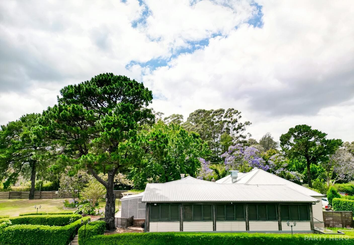 The Courtyard at The Heritage House - party venue hire