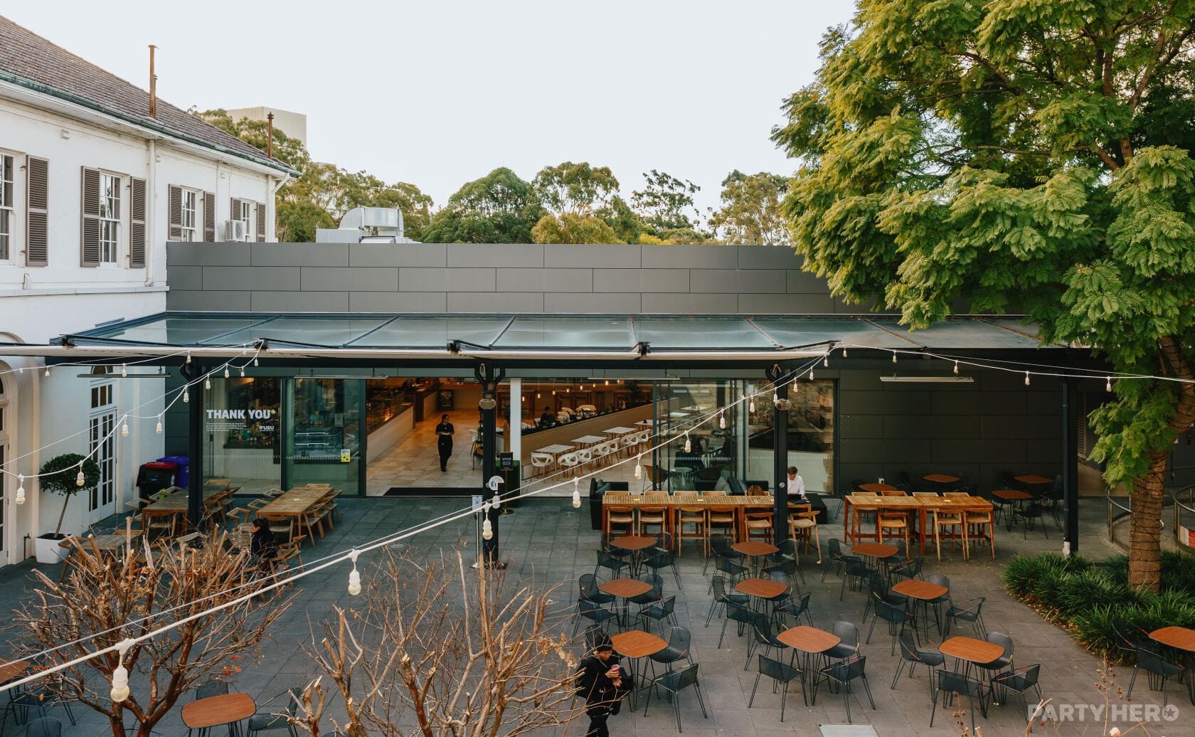Courtyard Restaurant & Bar at HostCo Sydney - party venue hire