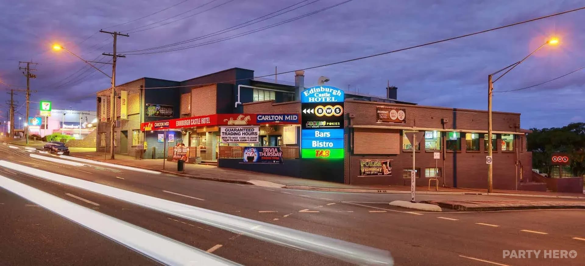 Edinburgh Castle Hotel Kedron - party venue in Brisbane