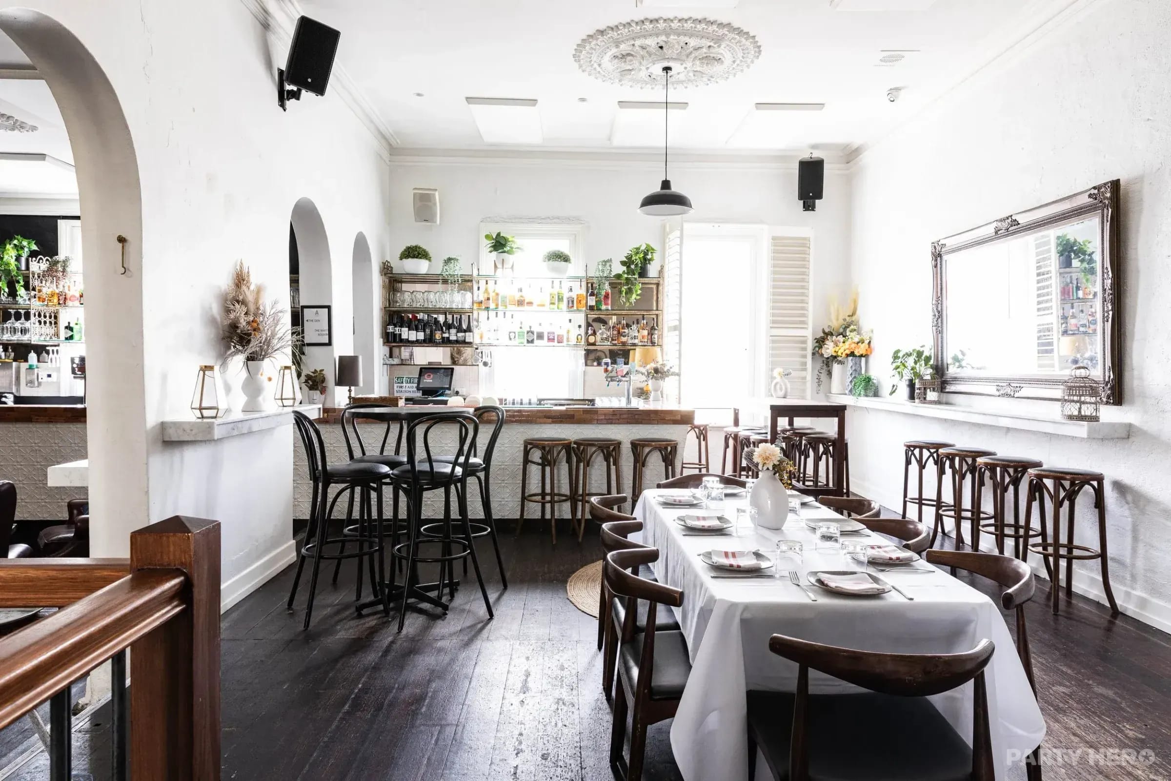The White Room at The Aviary Hotel - party venue in Melbourne
