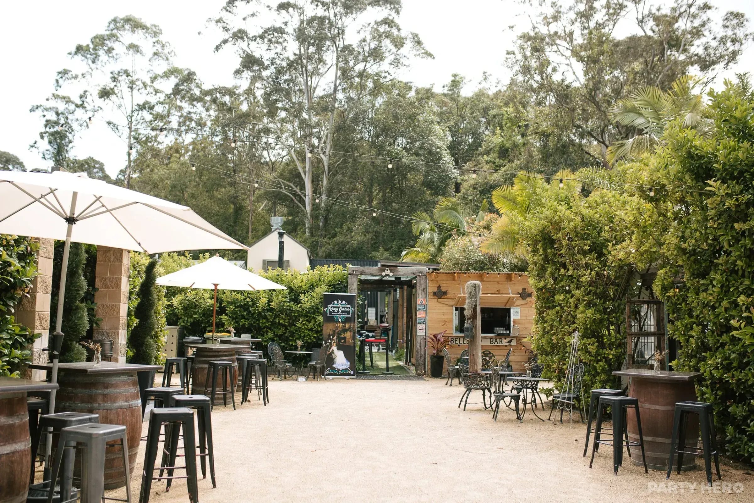 Kangy Gardens - party venue on the Central Coast