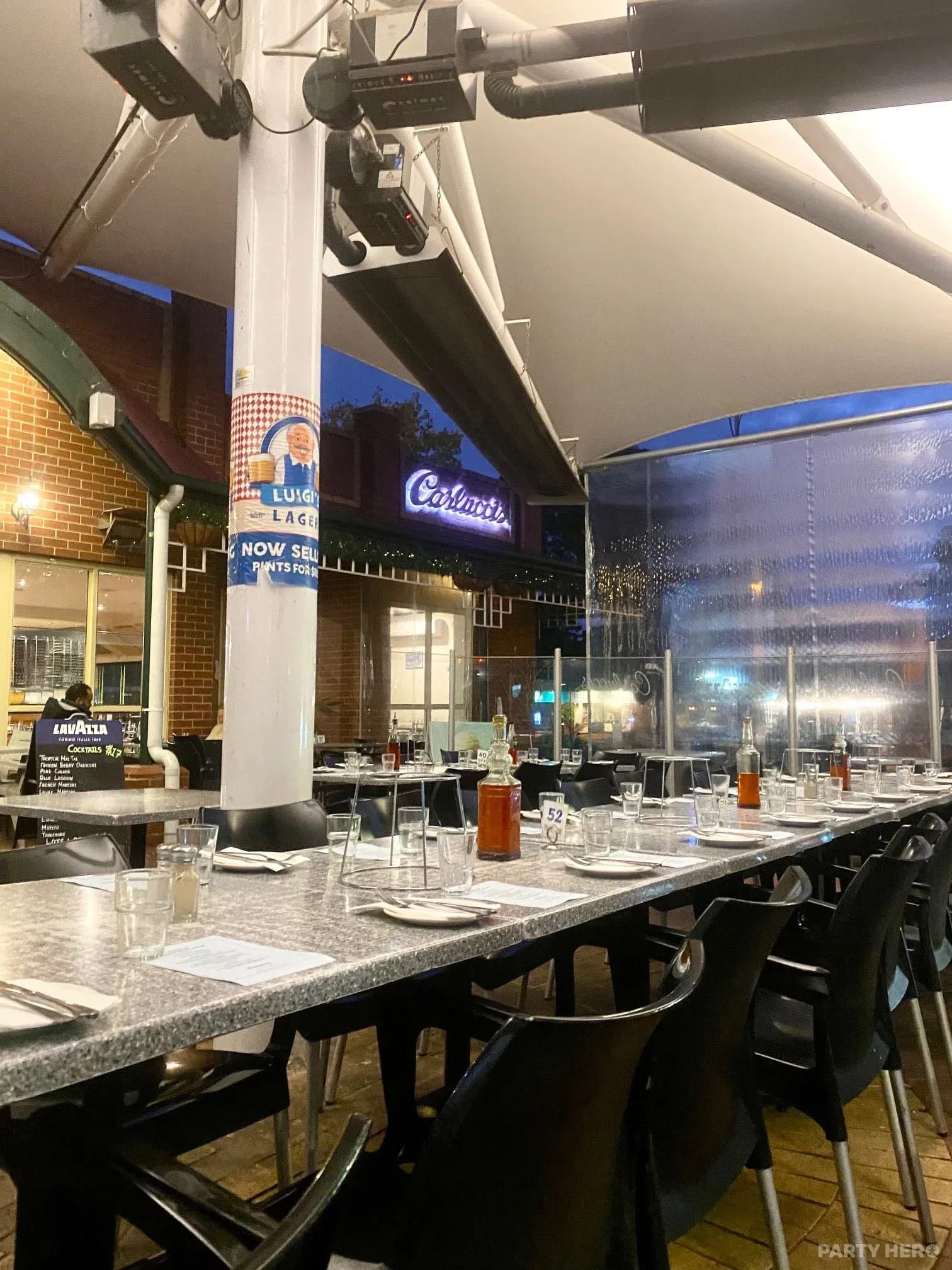 Carlucci's - party venue in Melbourne