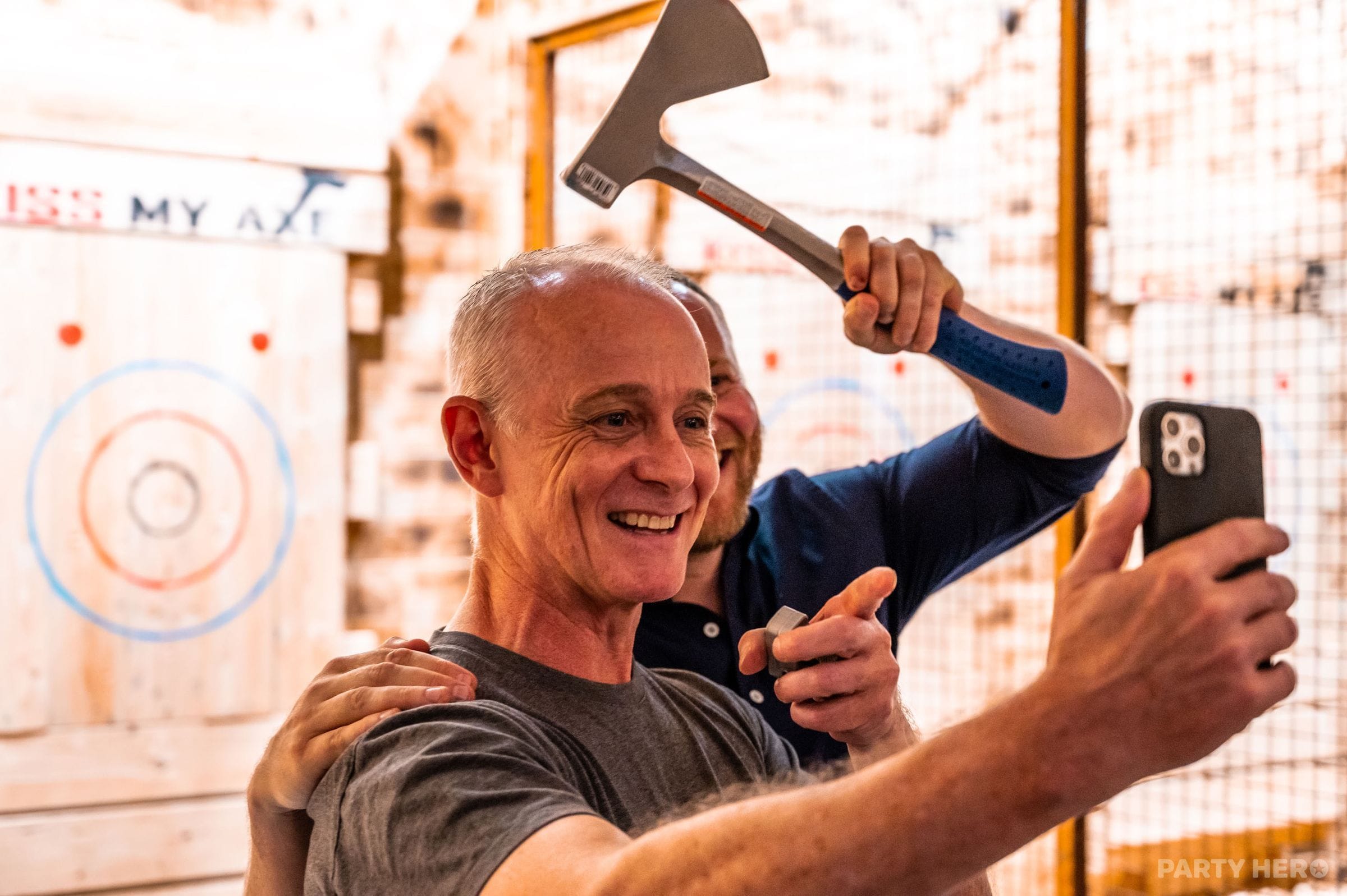 Kiss My Axe axe throwing in Sydney - group bookings