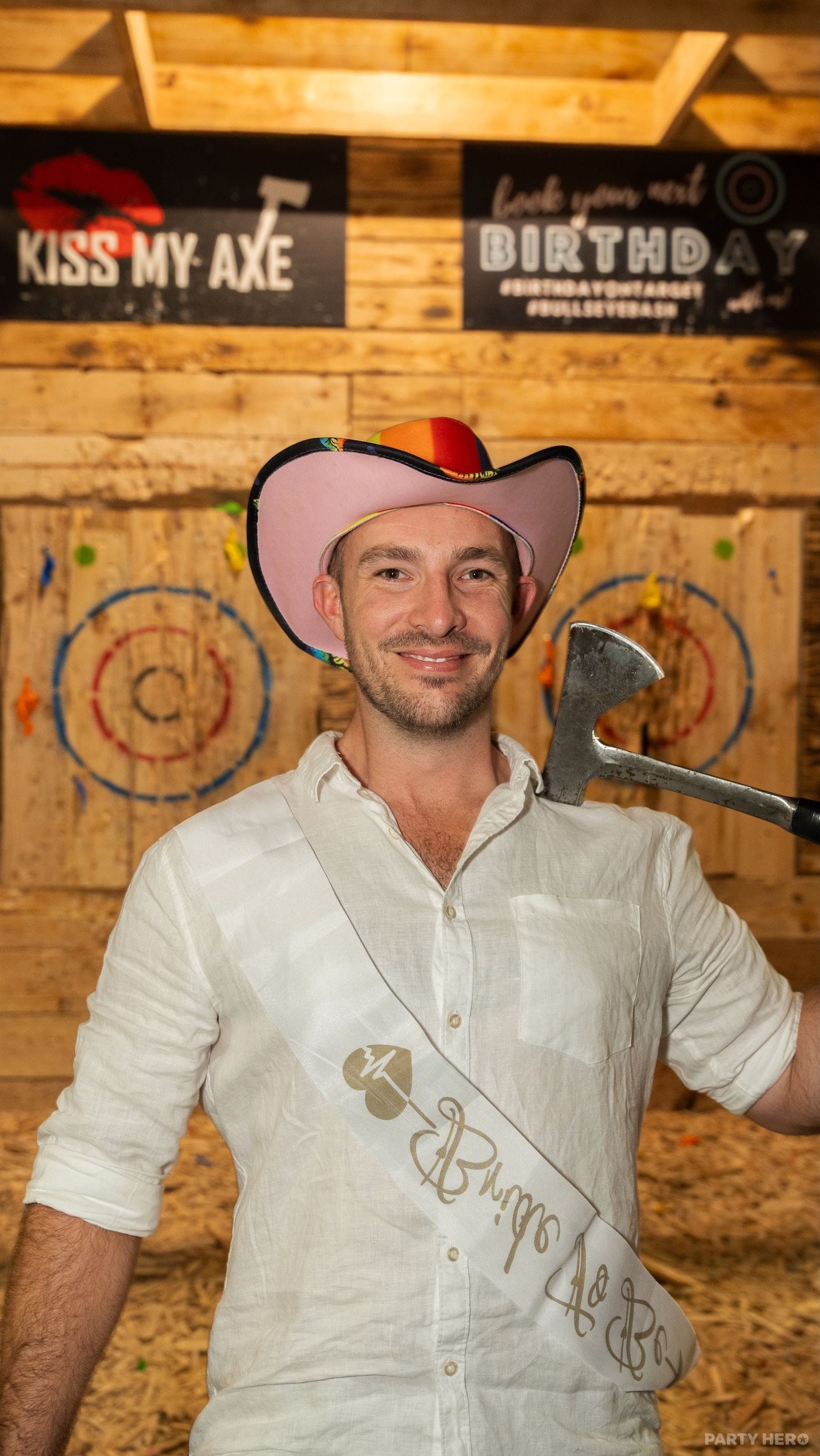 Kiss My Axe axe throwing in Sydney - group bookings