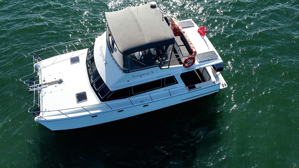 Enigma X - Sydney Harbour boat hire