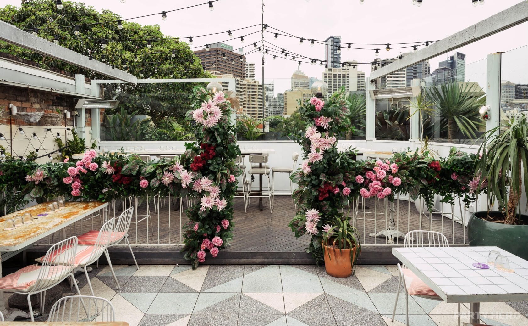 Rooftop at East Village Hotel - party venue hire