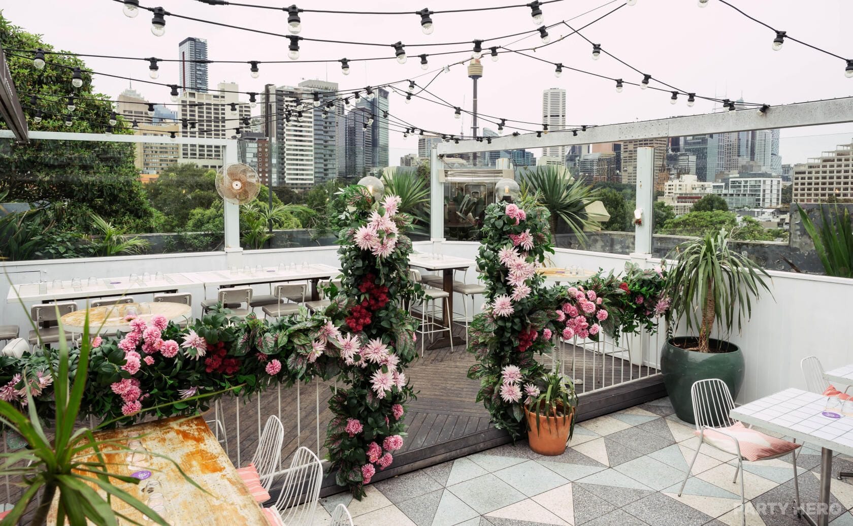 Rooftop at East Village Hotel - party venue hire