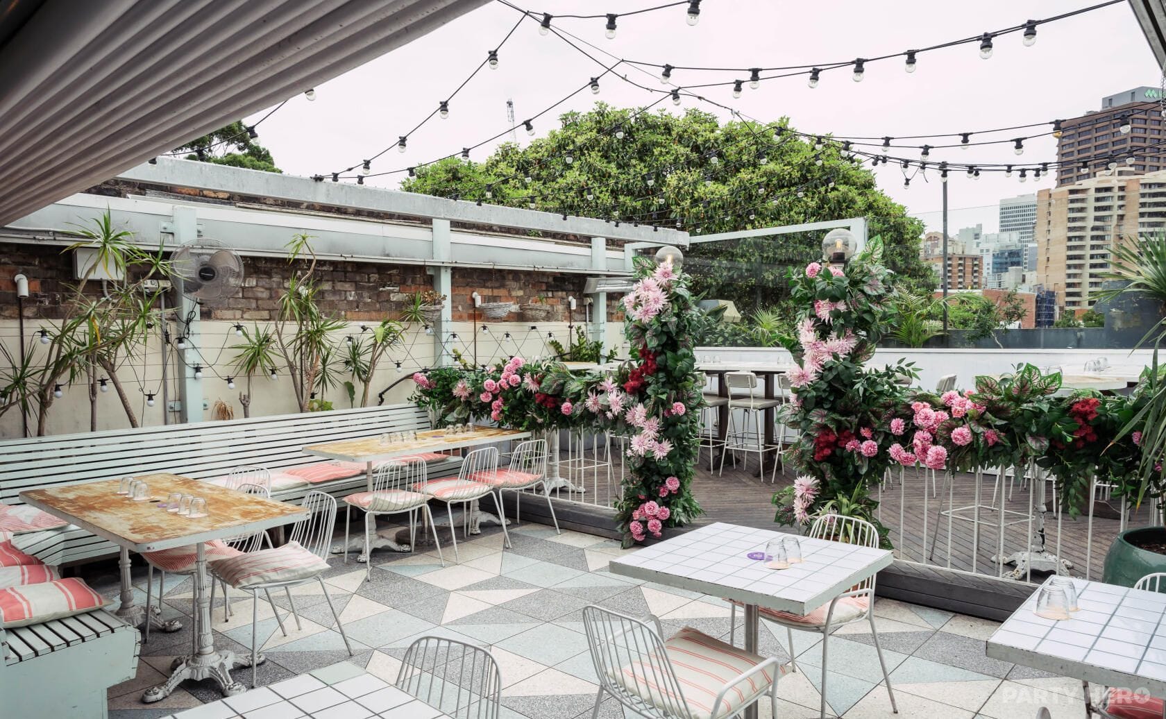 Rooftop at East Village Hotel - party venue hire