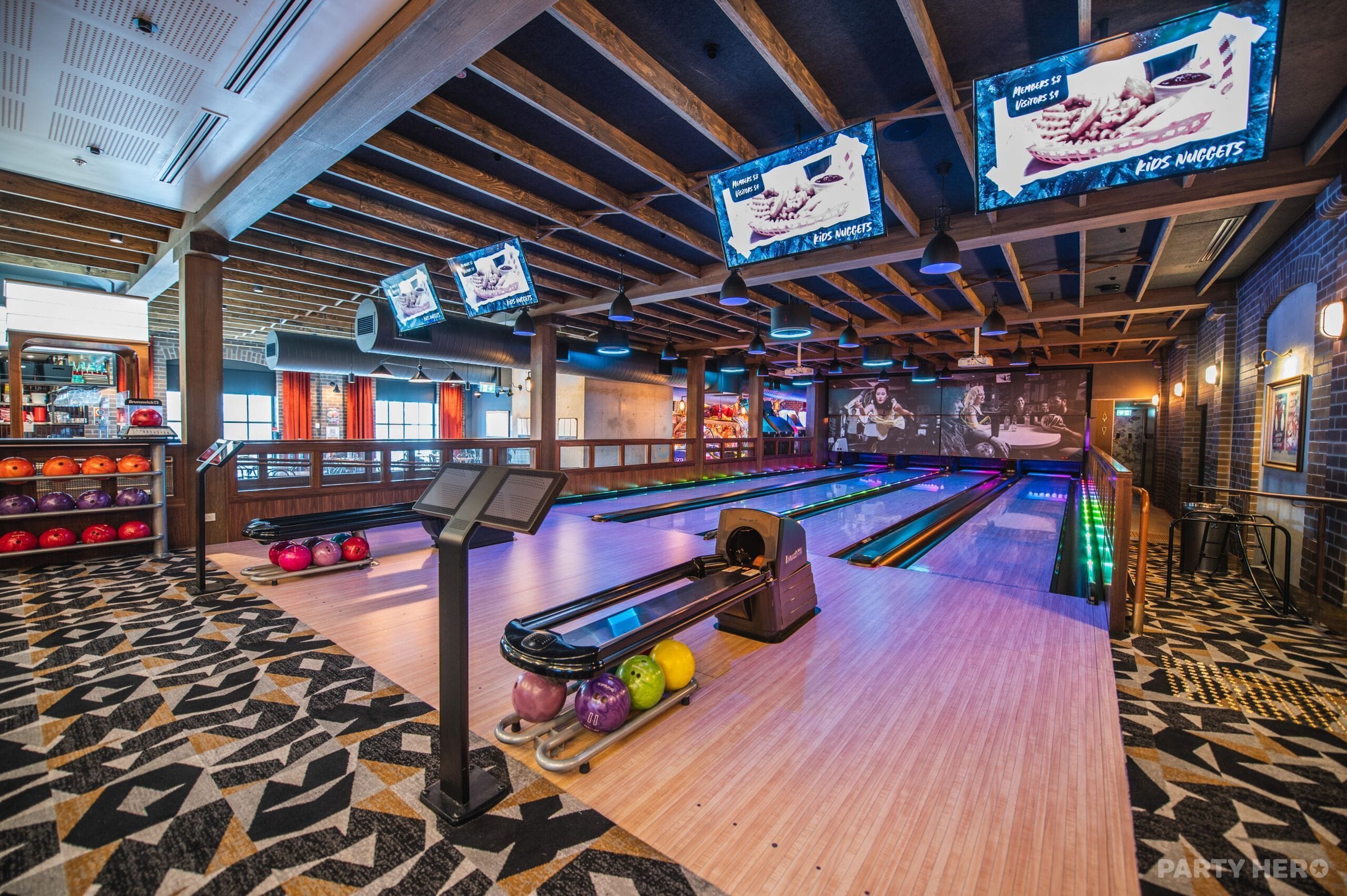 The Attic Bowling & Arcade bowling in Sydney - group bookings