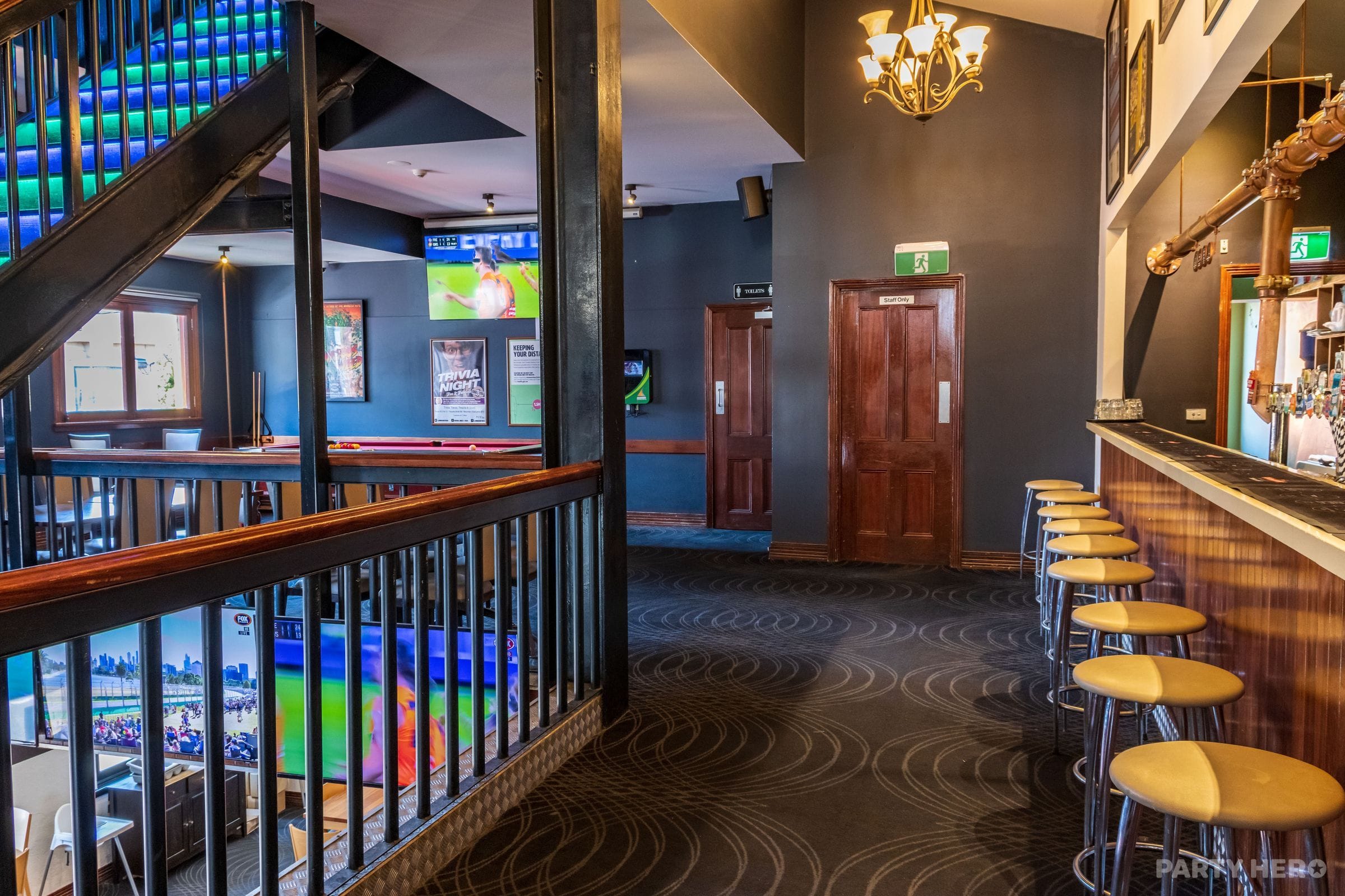 The Loft at Mt View Hotel - party venue in Melbourne