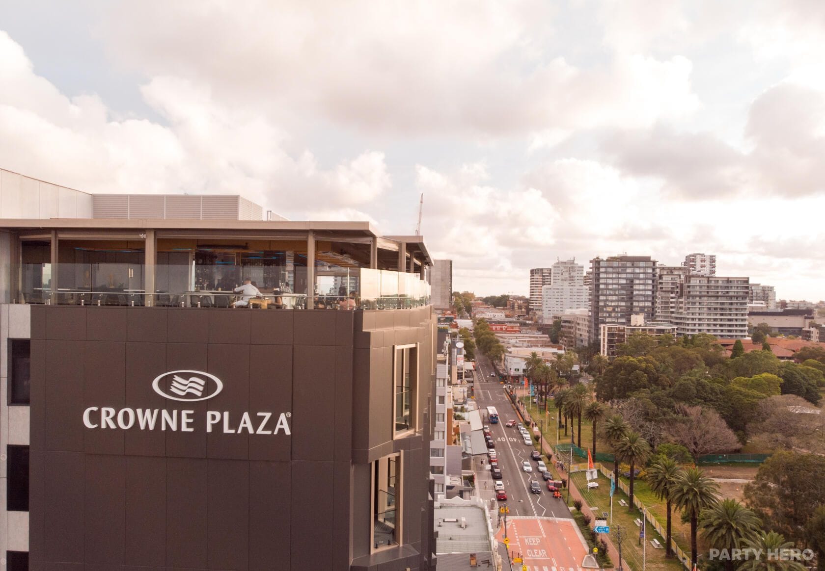 Semi-Private Rooftop Bar at Skye Bar & Lounge - party venue hire