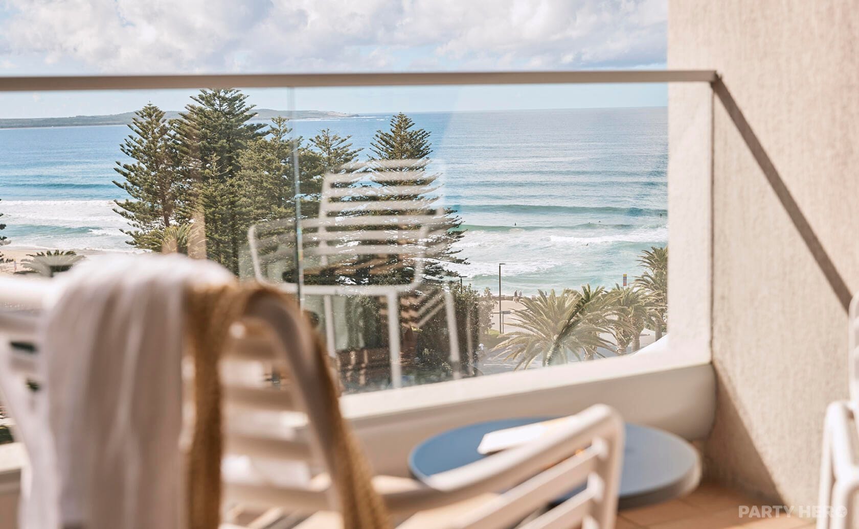 Poolside Balcony at Rydges Cronulla Beachside - party venue hire