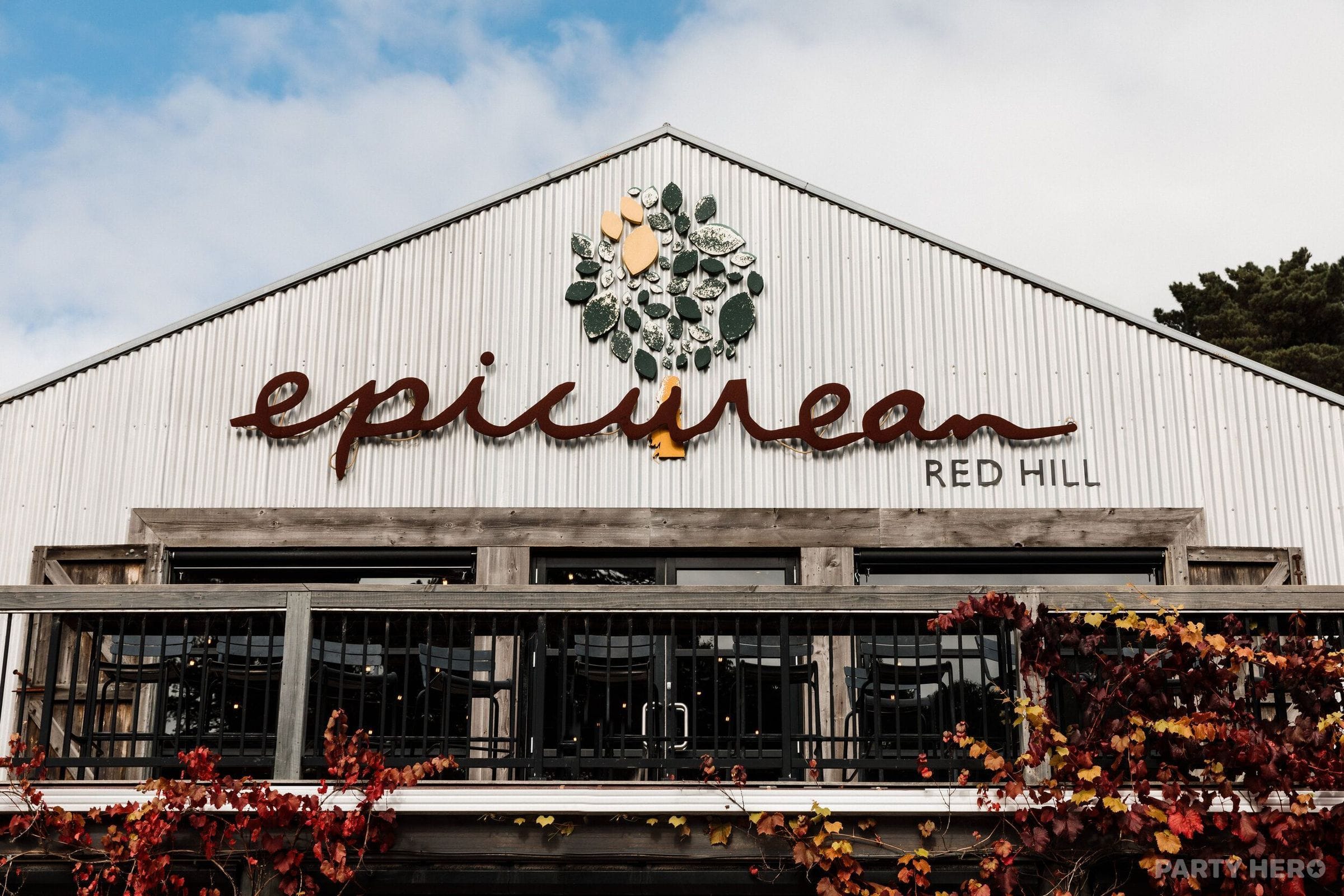 The Epicurean Red Hill - party venue on the Mornington Peninsula