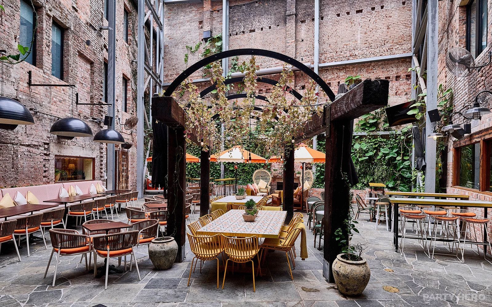 The Courtyard at The Lucky Hotel - party venue in Newcastle