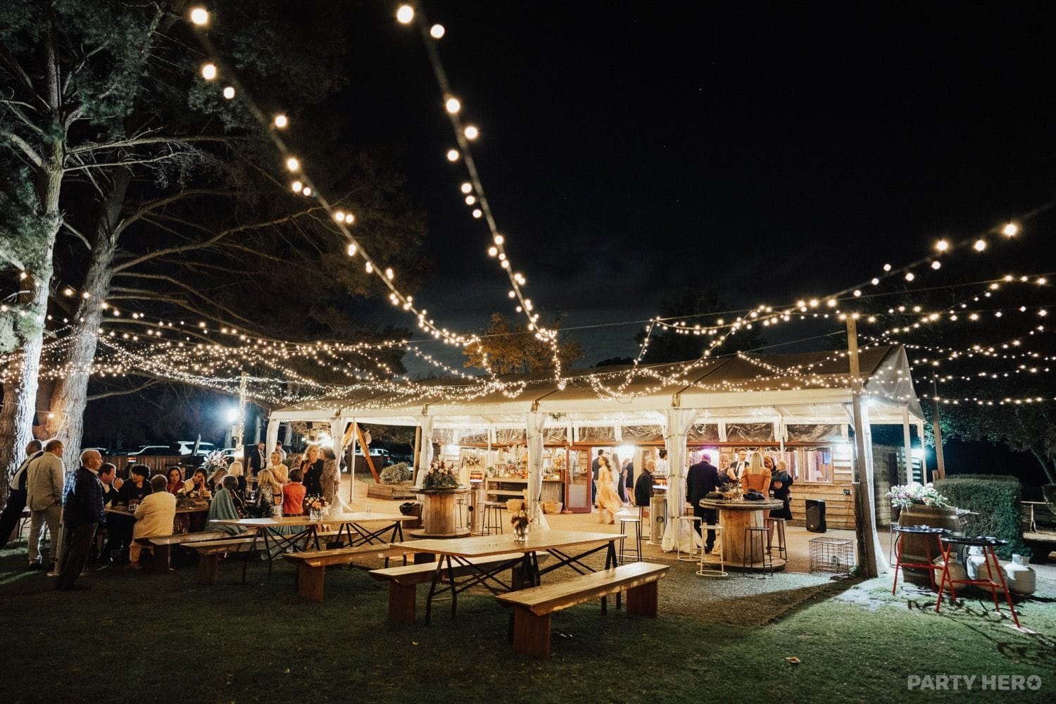 The Stables at Sages Cottage Farm - party venue on the Mornington Peninsula