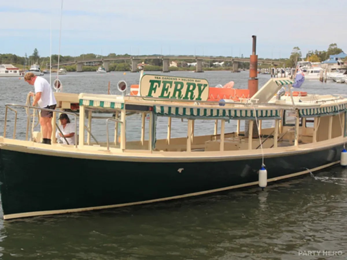 The Original Tea Gardens Ferry - private boat charter in Port Stephens