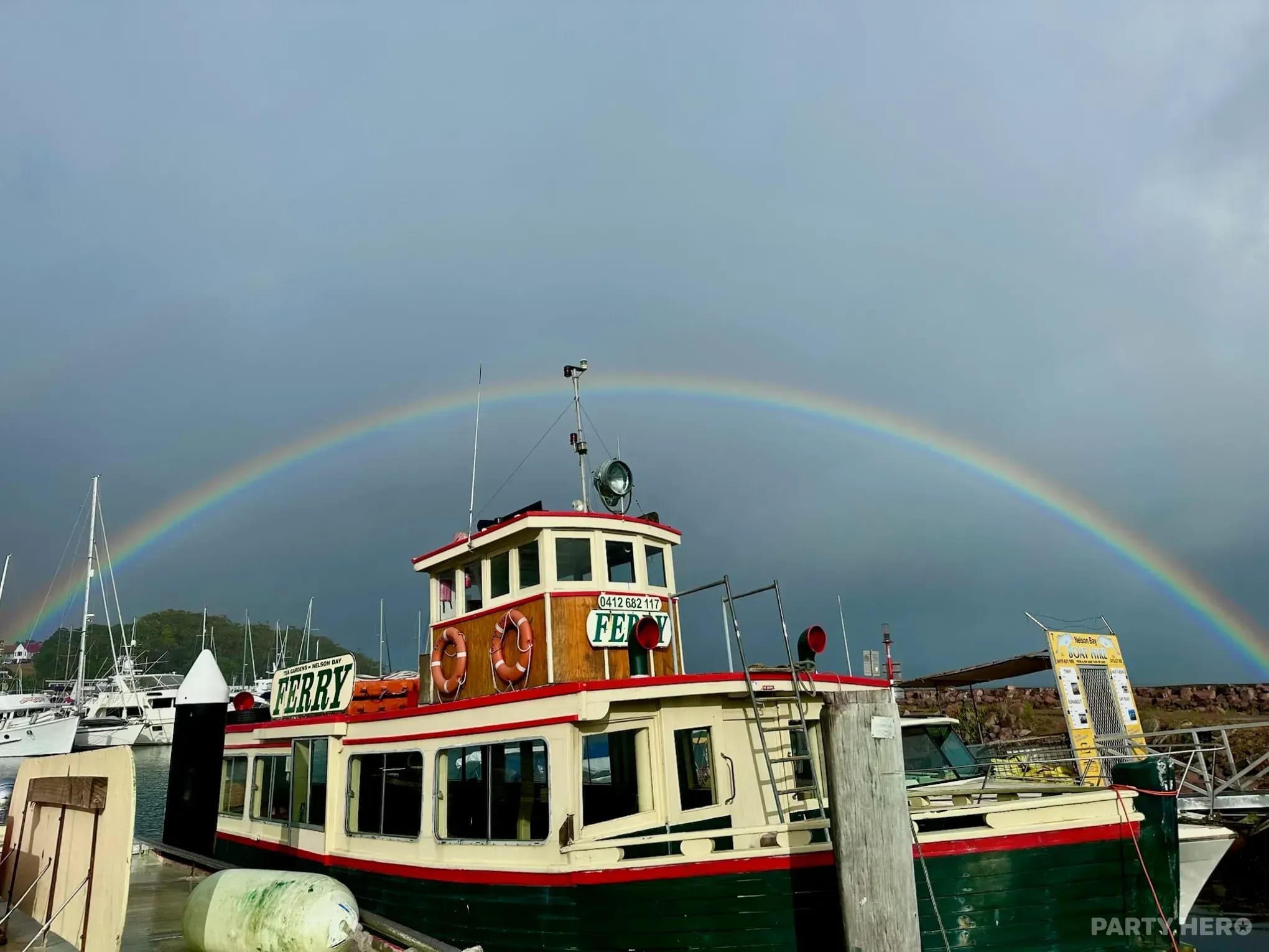 The Original Tea Gardens Ferry - private boat charter in Port Stephens