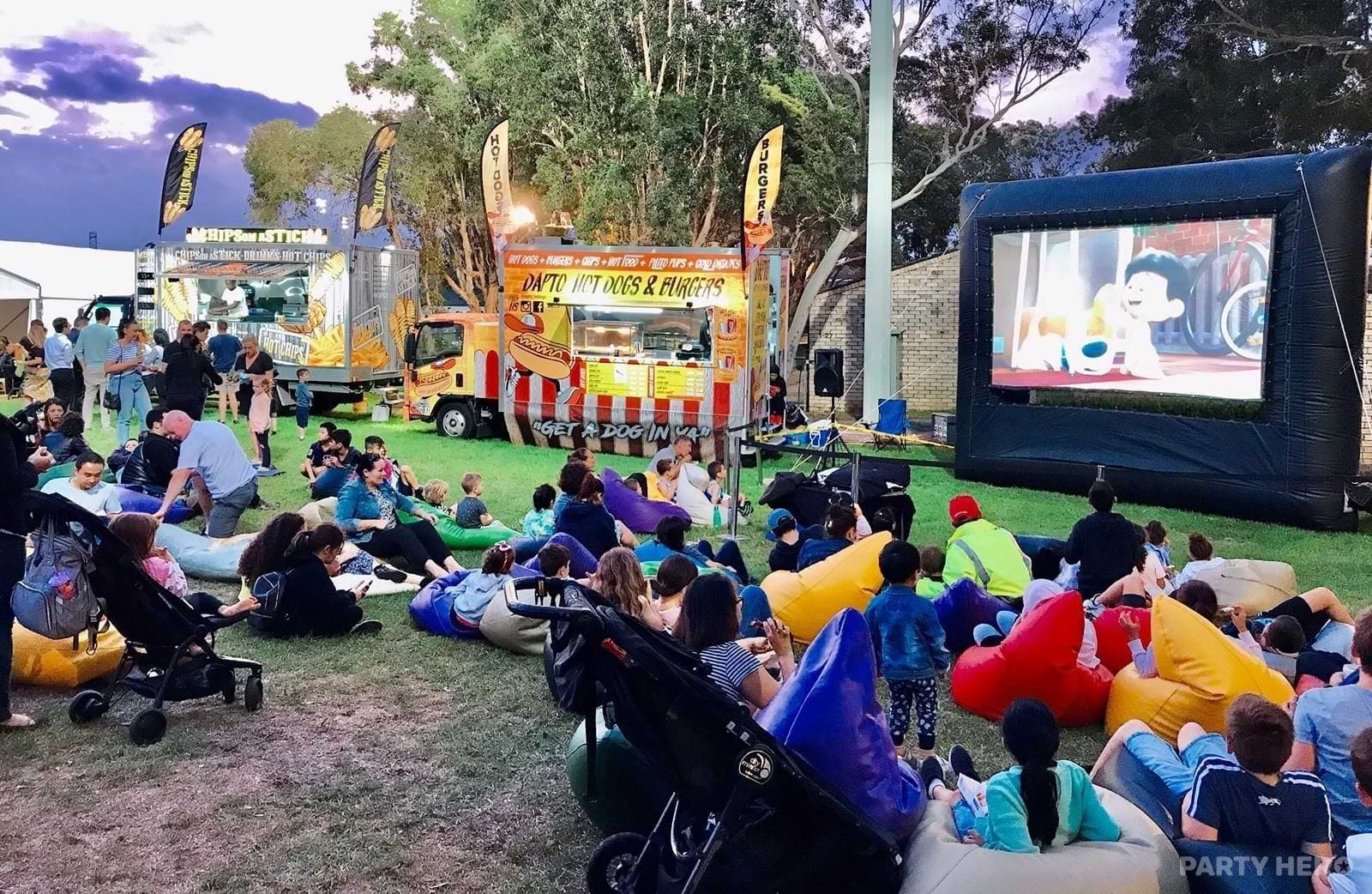 Big Screen Hire activity in Sydney - group bookings