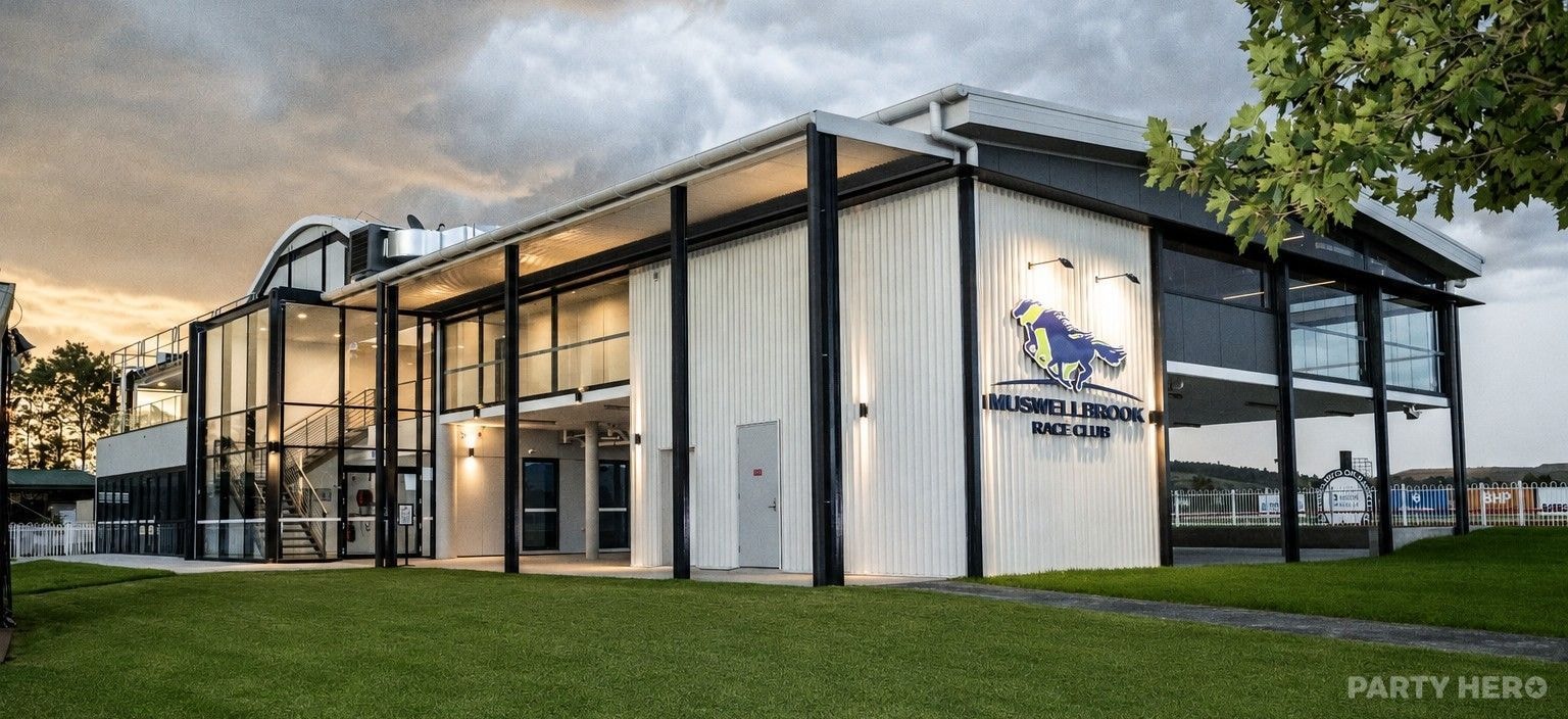 Silks Function Centre at Muswellbrook Race Club - party venue in the Hunter Valley