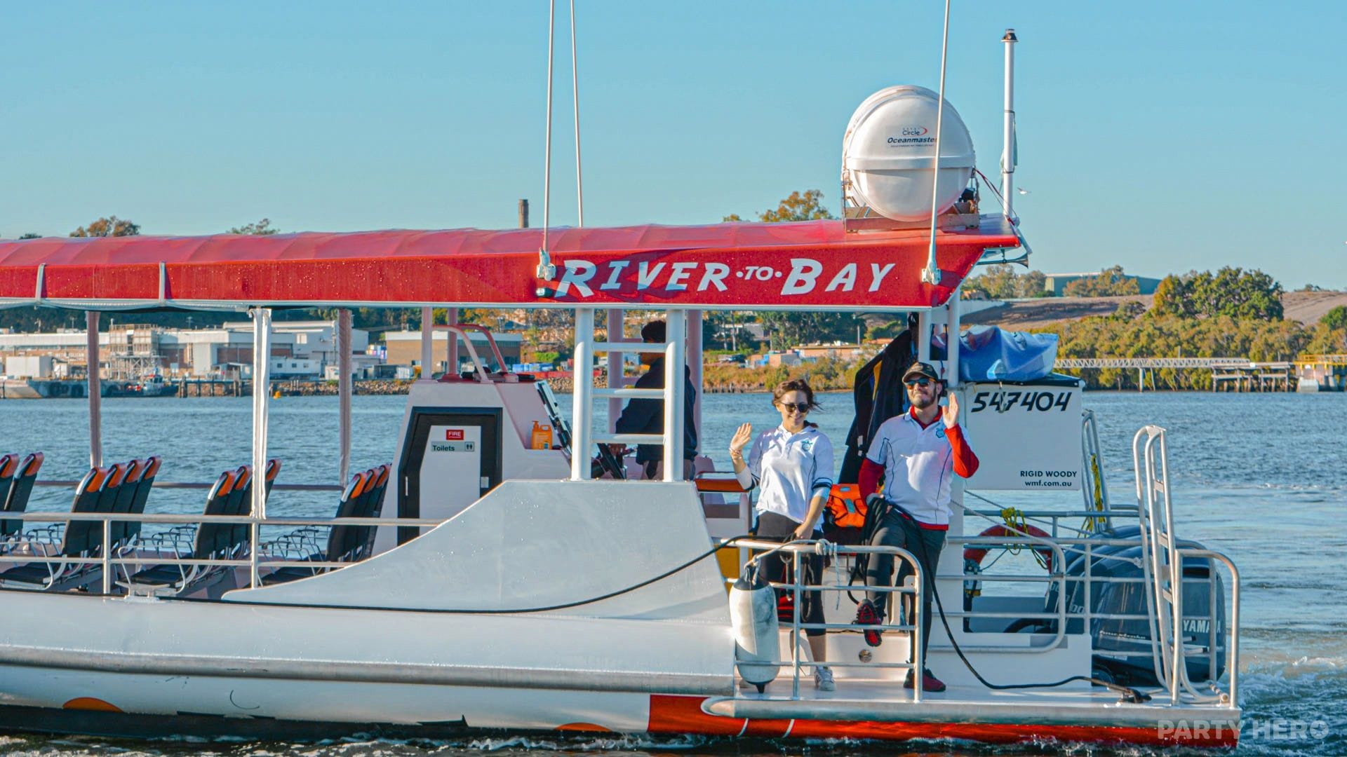 River to Bay - private boat charter in Brisbane