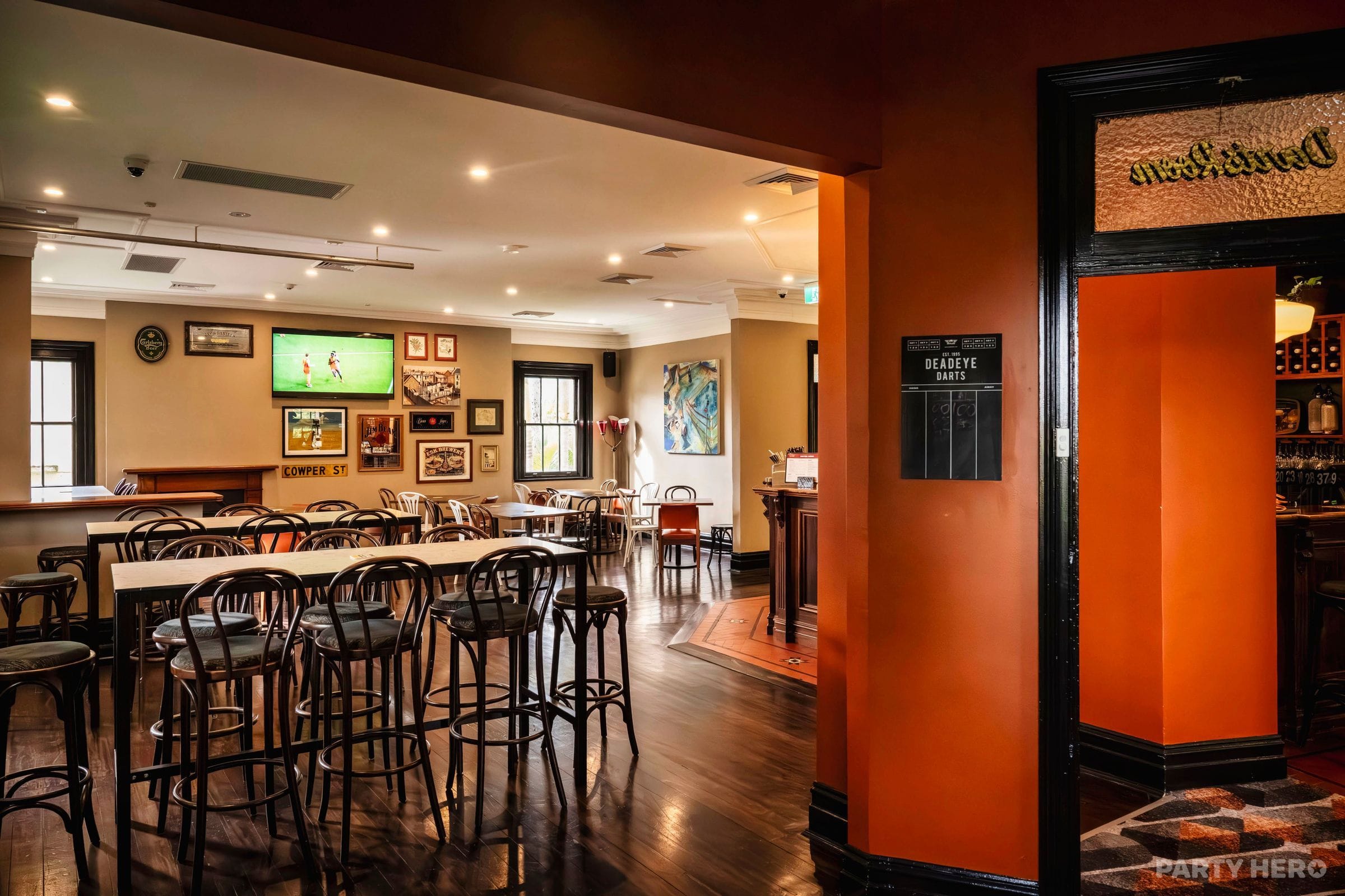 Top Bar at Friend in Hand Hotel - party venue in Sydney