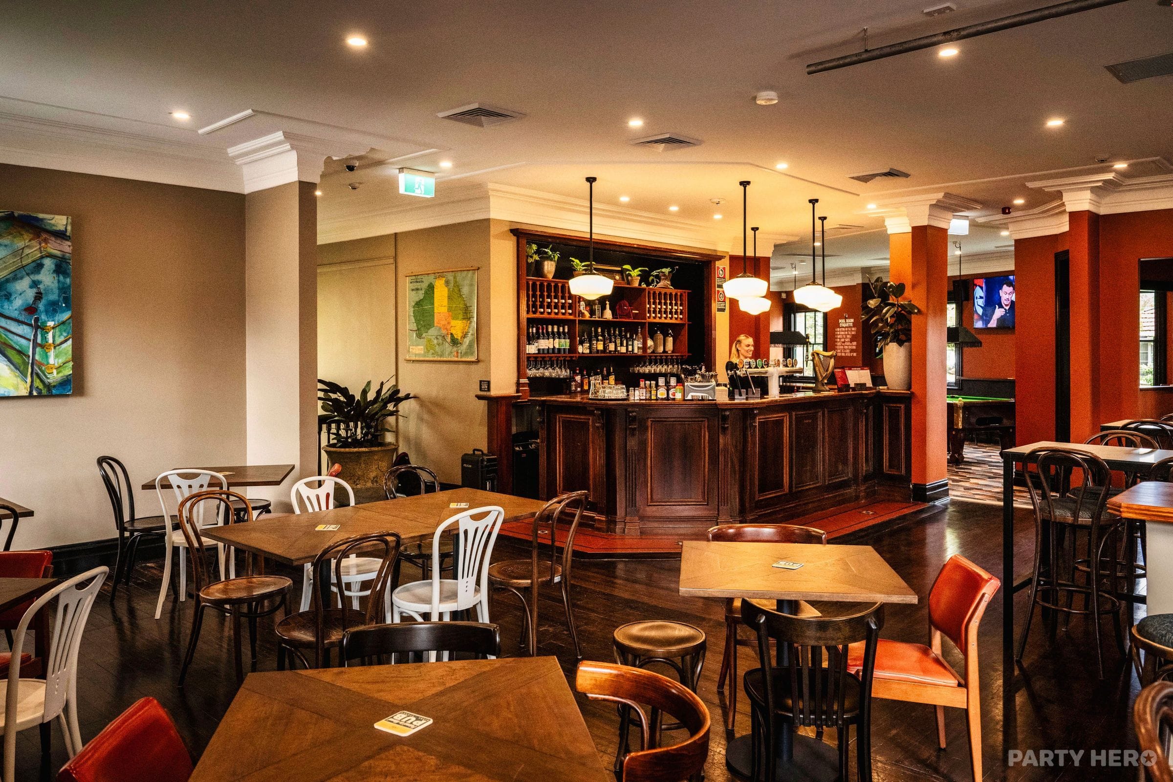 Top Bar at Friend in Hand Hotel - party venue in Sydney