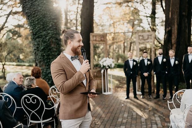 The Guy with the Blue Bow Tie - MC hire in Sydney