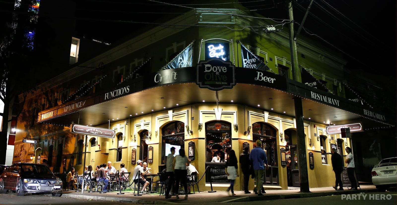 Dove & Olive - party venue in Sydney