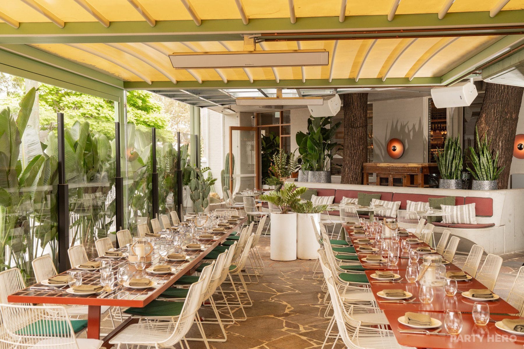 Courtyard at Elliott's - party venue in Sydney