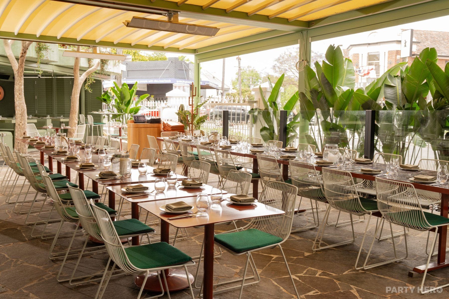 Courtyard at Elliott's - party venue in Sydney