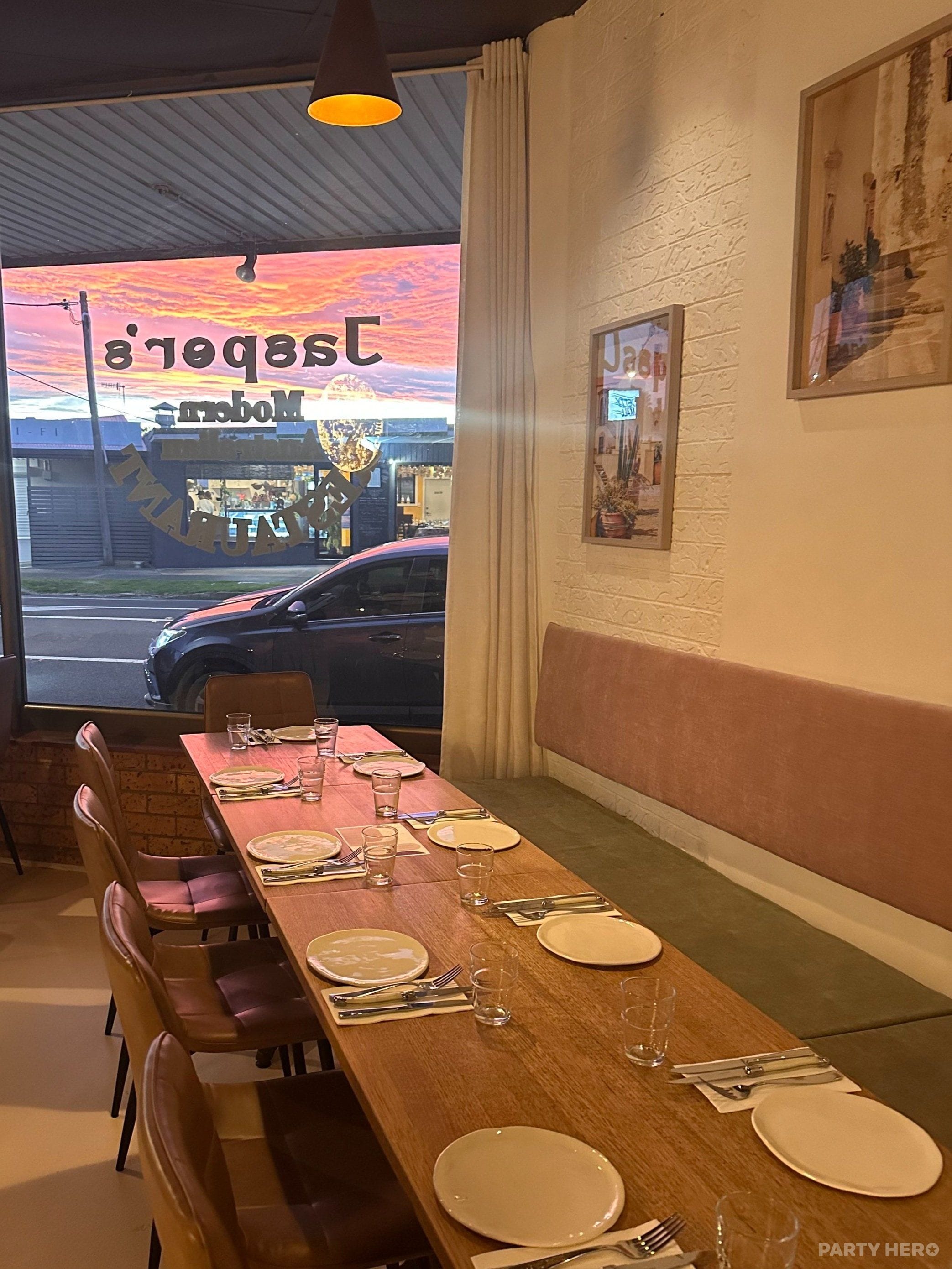 Jasper's - party venue on the Central Coast