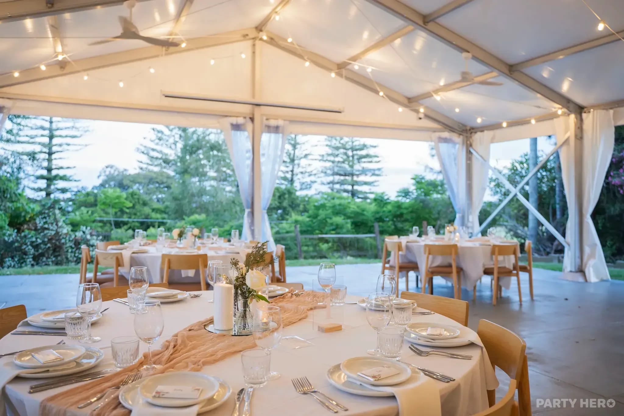 Stradbroke Marquee at Grand View Hotel - party venue in Brisbane
