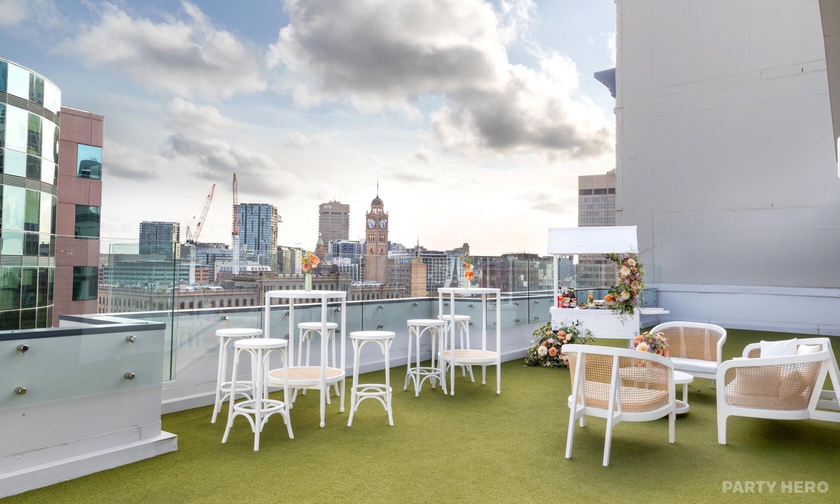 The Surry Rooftop at Rydges Sydney Central - party venue hire