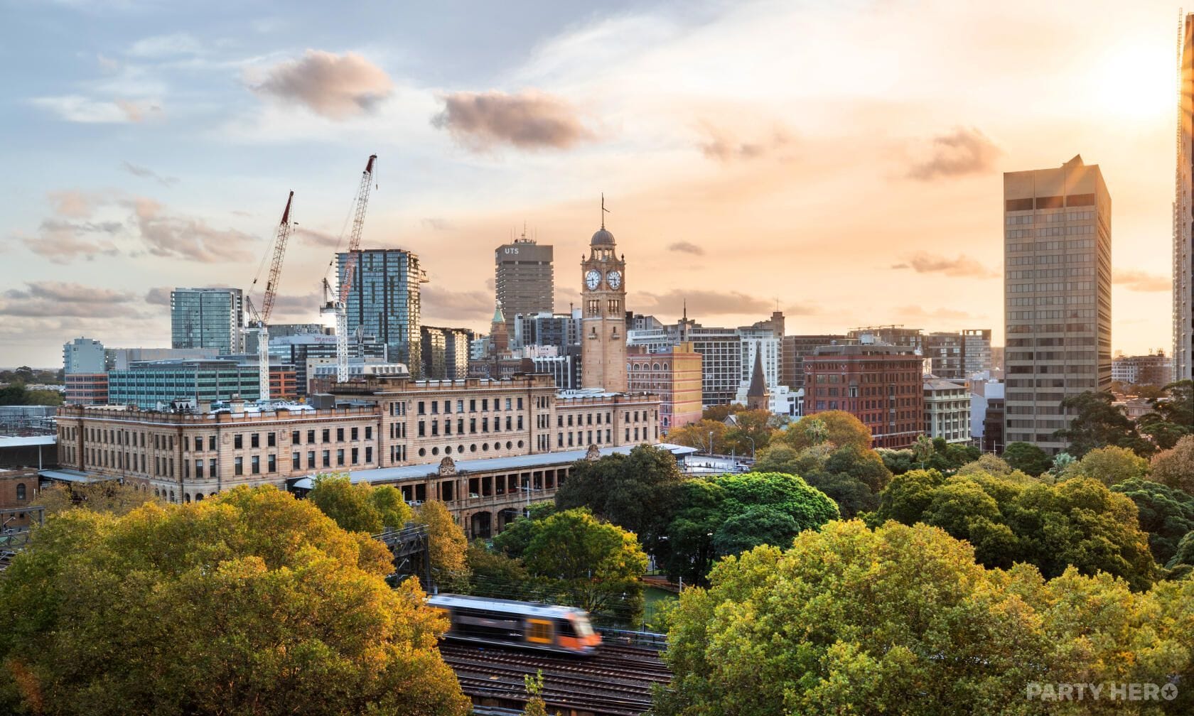 The Surry Rooftop at Rydges Sydney Central - party venue hire