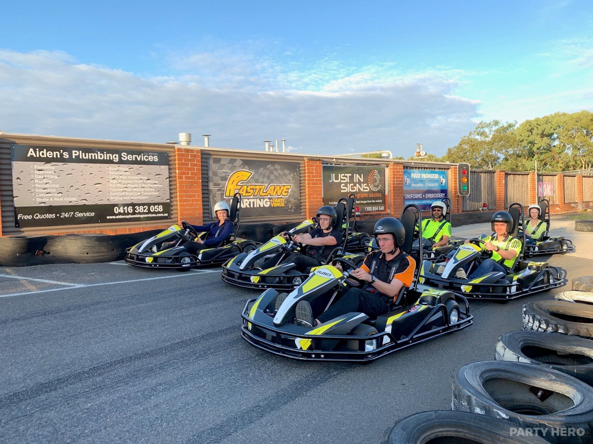 Fastlane Karting go karts in Sydney - group bookings