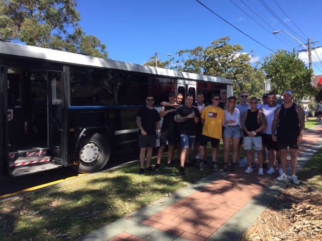 Jono's Party Bus activity in Sydney - group bookings