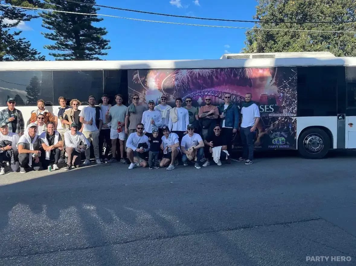 Jono's Party Bus activity in Sydney - group bookings