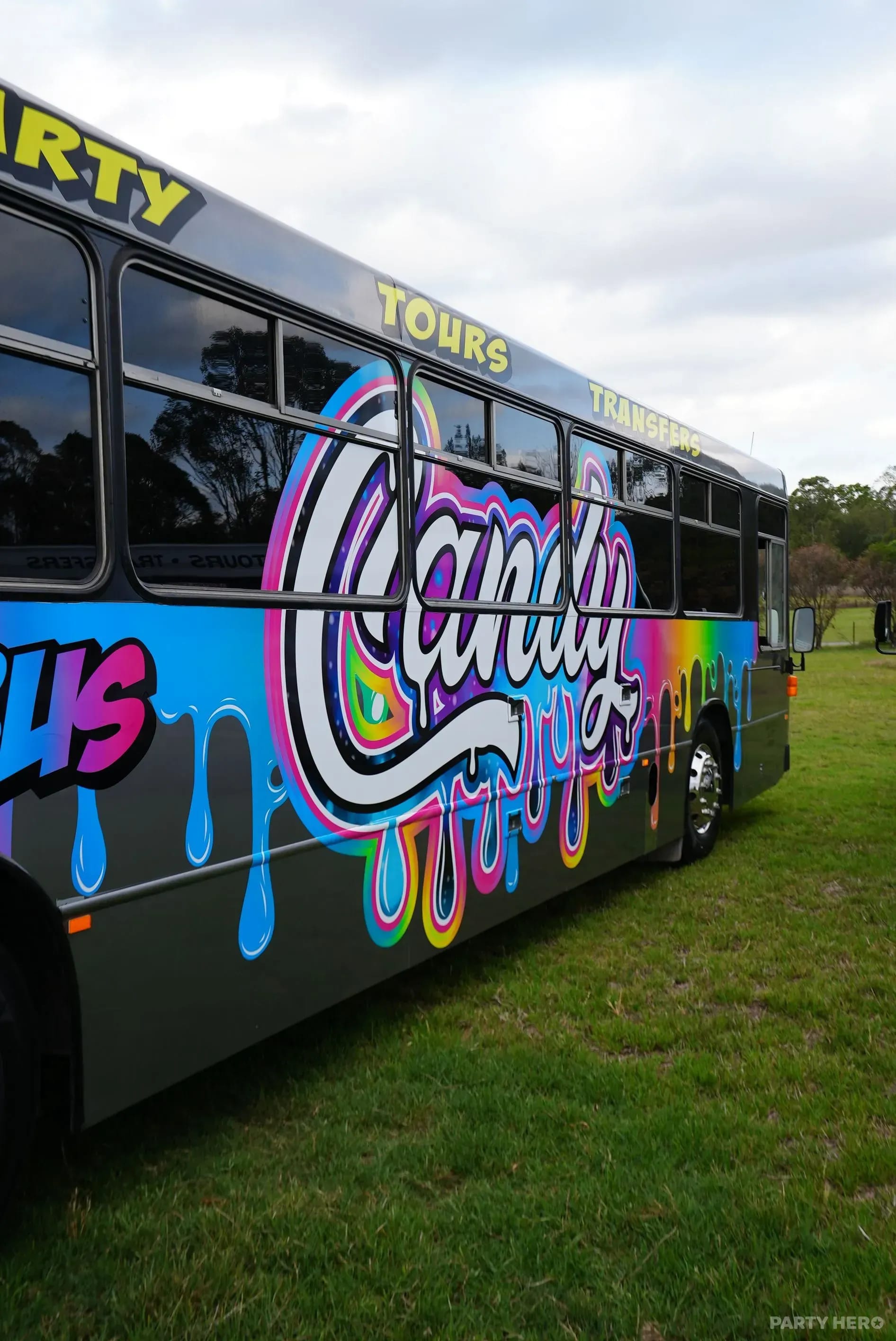 Candy Party Bus activity in Sydney - group bookings
