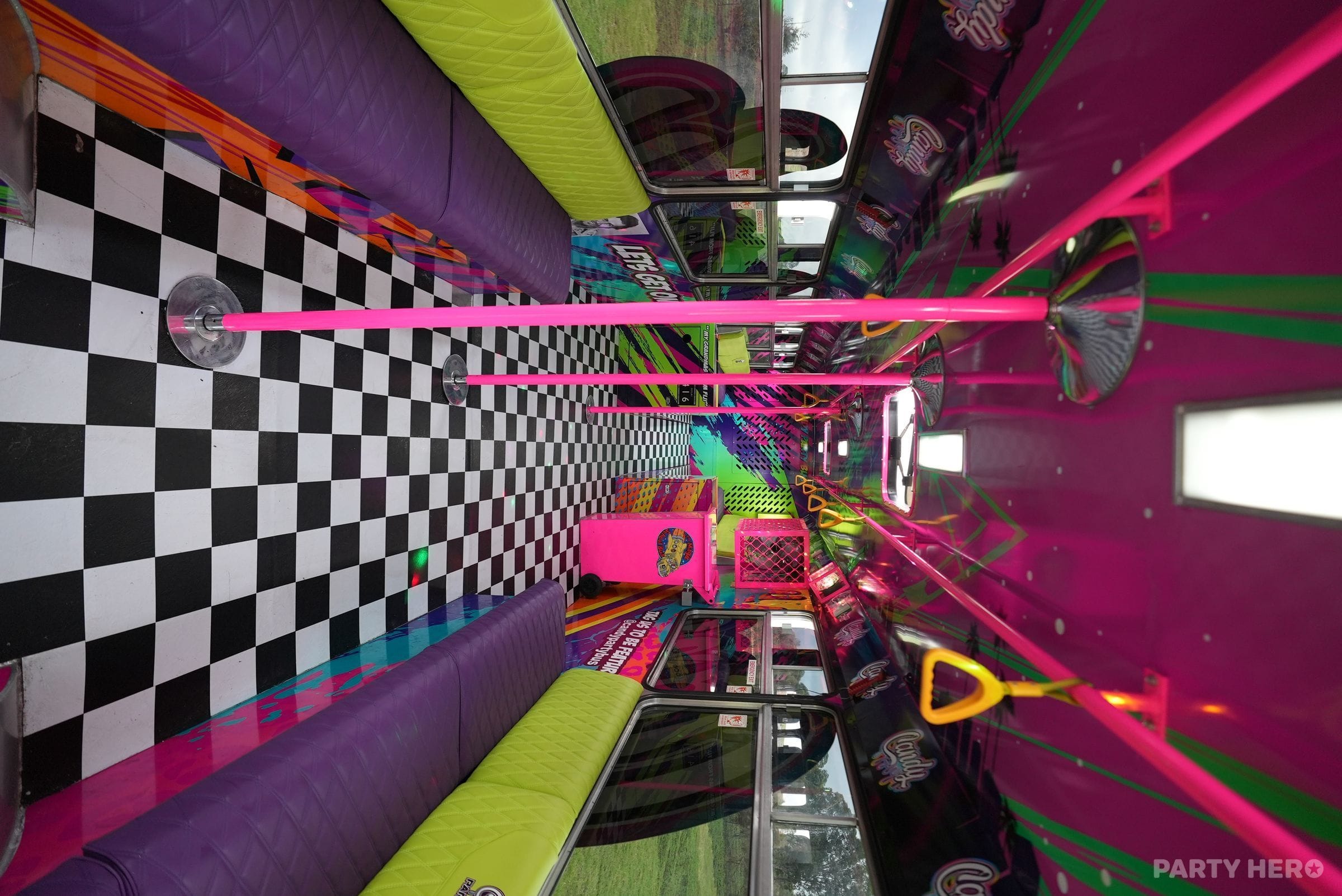 Candy Party Bus activity in Sydney - group bookings
