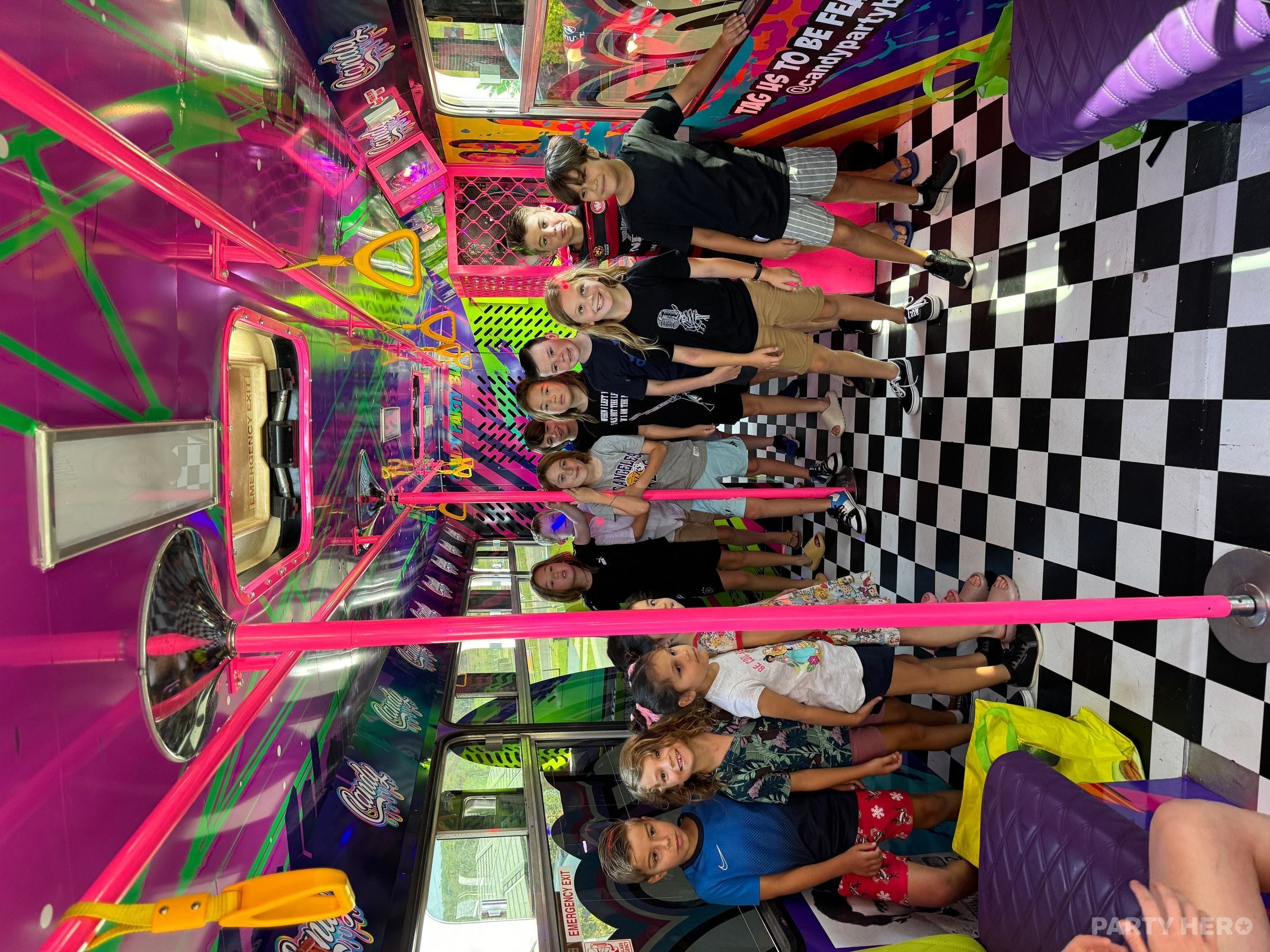 Candy Party Bus activity in Sydney - group bookings