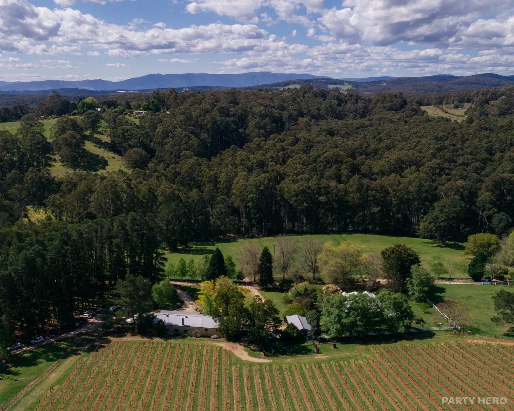 Swallowfield Vineyards - party venue in the Yarra Valley