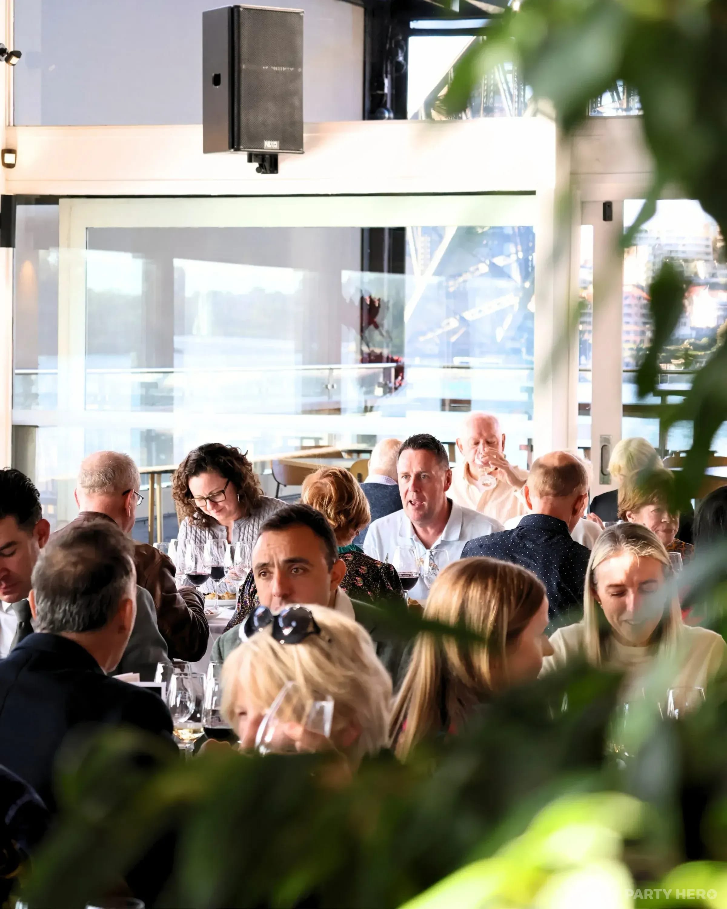 The Wharf Restaurant & Bar - party venue in Sydney