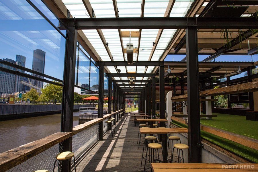 The Decks at The Boatbuilders Yard - party venue in Melbourne