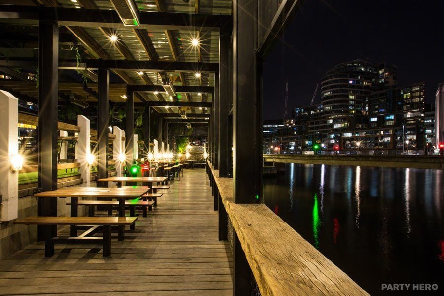 The Decks at The Boatbuilders Yard - party venue in Melbourne