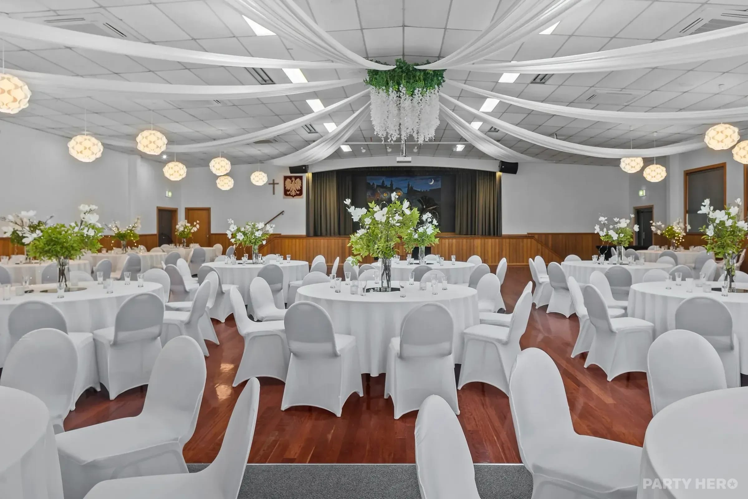 Large Hall at Polish House Syrena - party venue in Melbourne